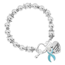 Load image into Gallery viewer, Where There is Love Light Blue Ribbon Bracelets - Fundraising For A Cause