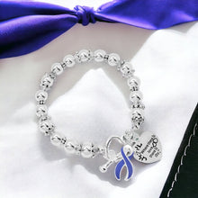 Load image into Gallery viewer, Where There is Love Periwinkle Ribbon Bracelets - Fundraising For A Cause