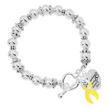 Load image into Gallery viewer, Where There is Love Yellow Ribbon Bracelet - Fundraising For A Cause