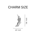 Winged Foot Charms On Horseshoe Keychains - Fundraising For A Cause