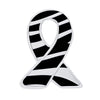 Zebra Print Ribbon Lapel Pins - Fundraising For A Cause