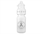 Gray Ribbon Water Bottles For Brain Cancer Awareness - Fundraising For A Cause