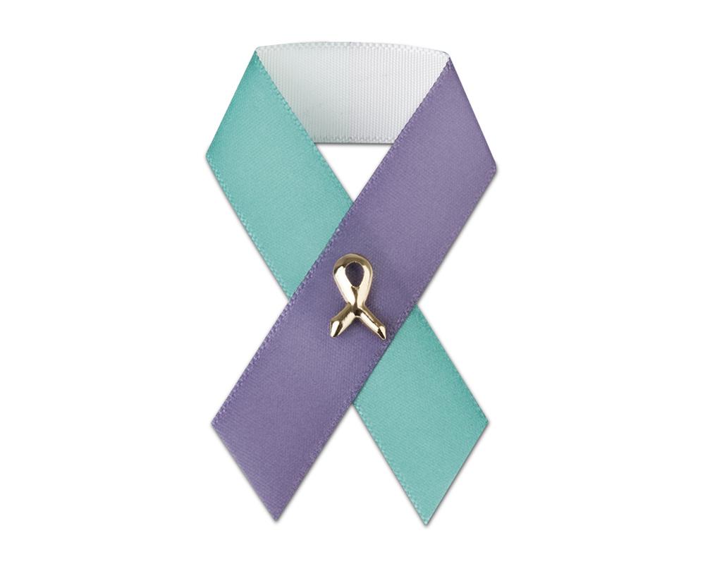 Satin Suicide Awareness Ribbon Pins - Fundraising For A Cause