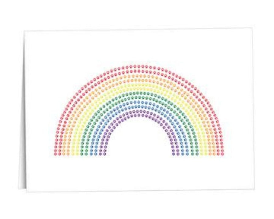 Paw Print filled Rainbow Note Card Packs - Fundraising For A Cause