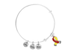 Load image into Gallery viewer, Coronavirus Disease (COVID-19) Awareness Ribbon Retractable Charm Bracelets  - Fundraising For A Cause