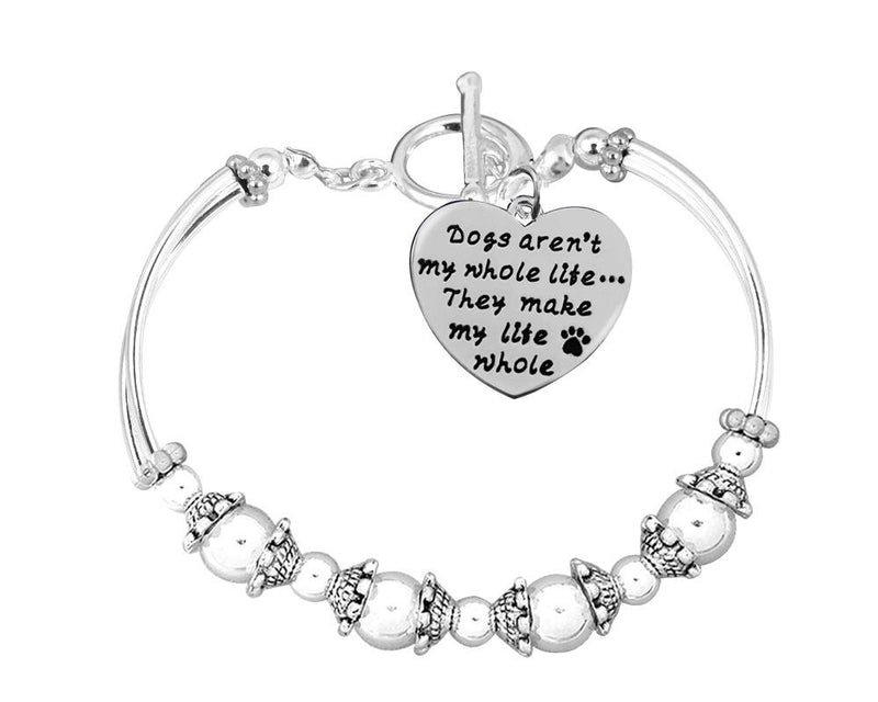 Dogs Aren't My Whole Life Partial Beaded Bracelets - Fundraising For A Cause