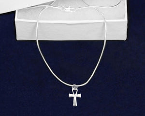 Elegant Silver Cross Necklaces - Fundraising For A Cause
