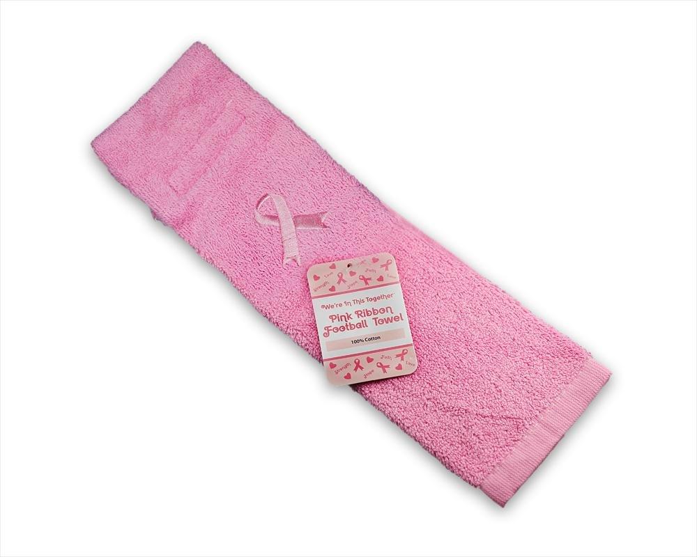 25 Breast Cancer Awareness Football Athletic Towels (25 Towels) - Fundraising For A Cause
