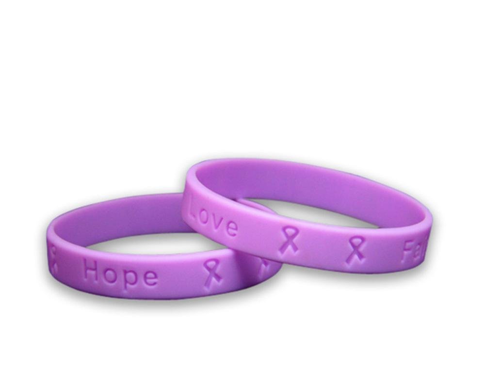 Child Lavender Awareness Silicone Bracelets - Fundraising For A Cause