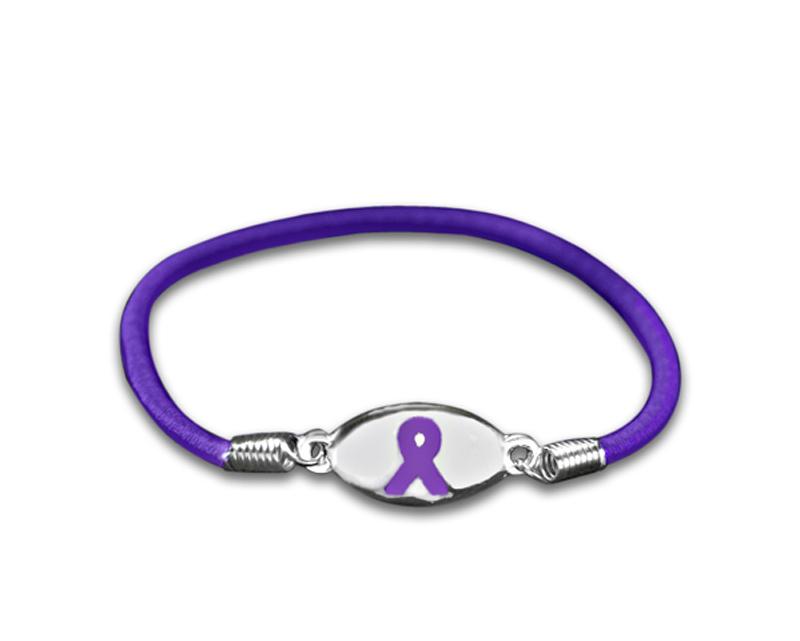 Cystic Fibrosis Ribbon Stretch Bracelets - Fundraising For A Cause