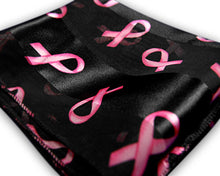Load image into Gallery viewer, 25 Pink Ribbon Scarves in Black (25 Scarves) - Fundraising For A Cause