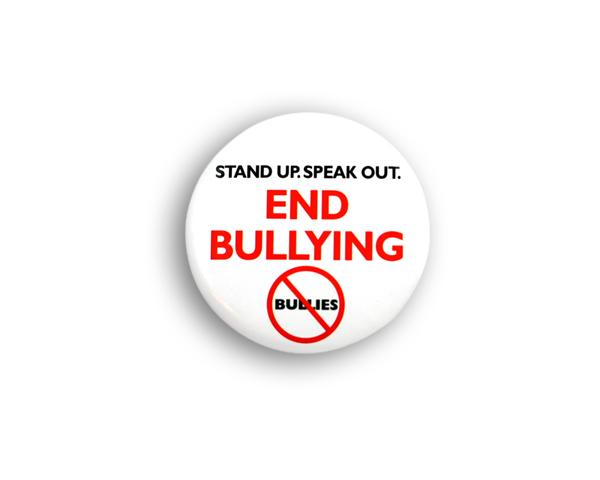 Round End Bullying Pins - Fundraising For A Cause