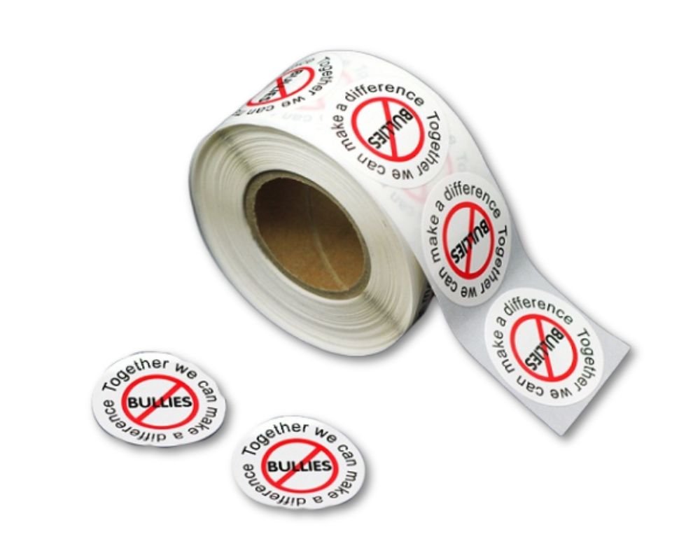 250 Difference No Bullies Stickers
