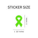 Large Non-Hodgkin's Lymphoma Ribbon Stickers (250 per Roll) - Fundraising For A Cause