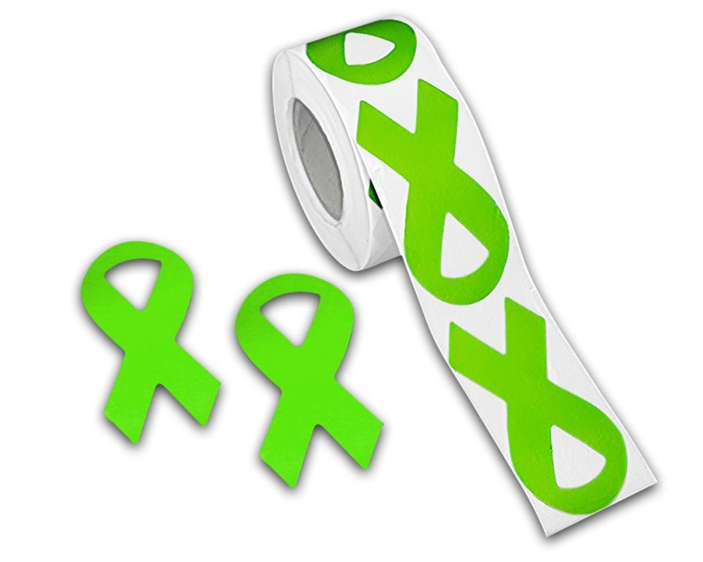 Large Non-Hodgkin's Lymphoma Ribbon Stickers - Fundraising For A Cause