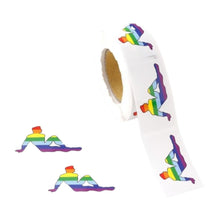 Load image into Gallery viewer, 250 Rainbow Man Stickers (250 Per Roll) - Fundraising For A Cause