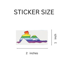 Load image into Gallery viewer, 250 Rainbow Man Stickers (250 Per Roll) - Fundraising For A Cause