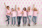 Breast Cancer Awareness Paper Ribbon Decorations (50 Ribbons) - Fundraising For A Cause