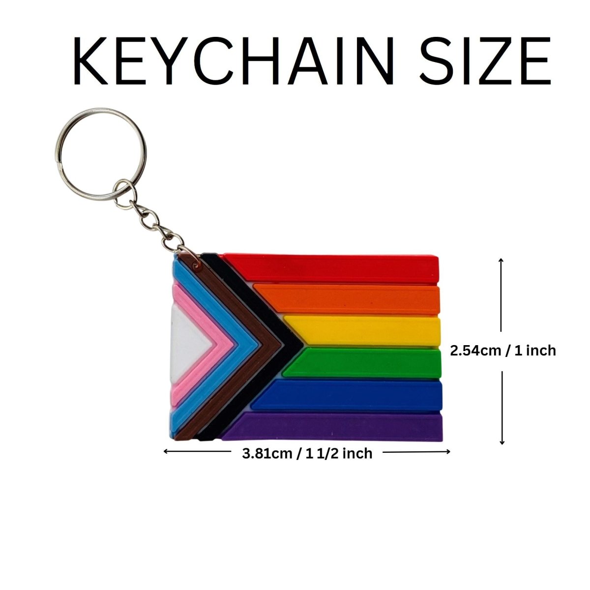 Silicone Daniel Quasar Flag Keychains - Fundraising For A Cause
