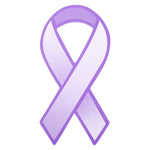 Large Paper Purple Ribbons (50 Ribbons) - Fundraising For A Cause
