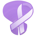 Large Paper Purple Ribbons (50 Ribbons) - Fundraising For A Cause