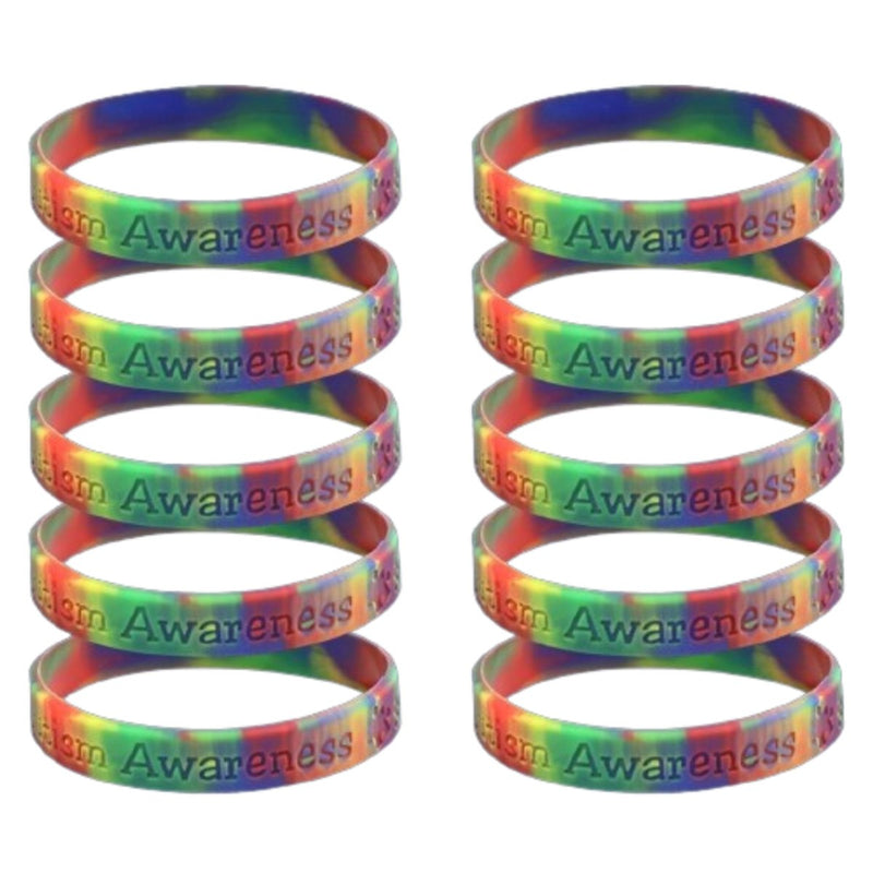 Awareness Silicone Bracelet Bundle, Bracelets for a Cause, Charity Bracelets  - Fundraising For A Cause