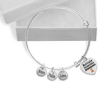 Load image into Gallery viewer, Multiple Sclerosis Heart Retractable Charm Bracelets - Fundraising For A Cause