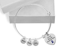 Load image into Gallery viewer, Child Abuse Heart Retractable Charm Bracelets - Fundraising For A Cause