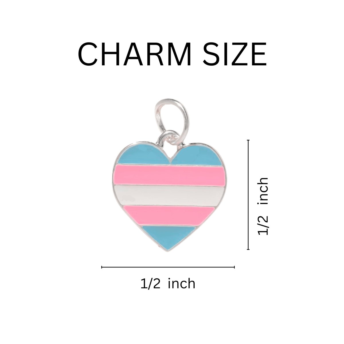 Black Cord Heart Transgender LGBTQ Necklaces - Fundraising For A Cause