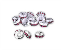 Load image into Gallery viewer, Burgundy Crystal Accent Charms - Fundraising For A Cause