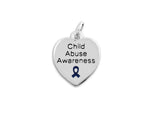 Child Abuse Awareness Heart Charms - Fundraising For A Cause