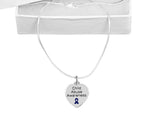 Heart Child Abuse Awareness Ribbon Necklaces - Fundraising For A Cause