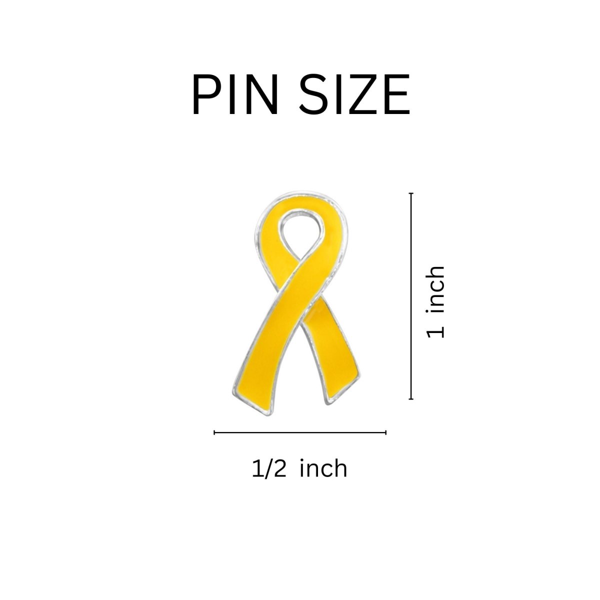 Childhood Cancer Ribbon Pins - Fundraising For A Cause