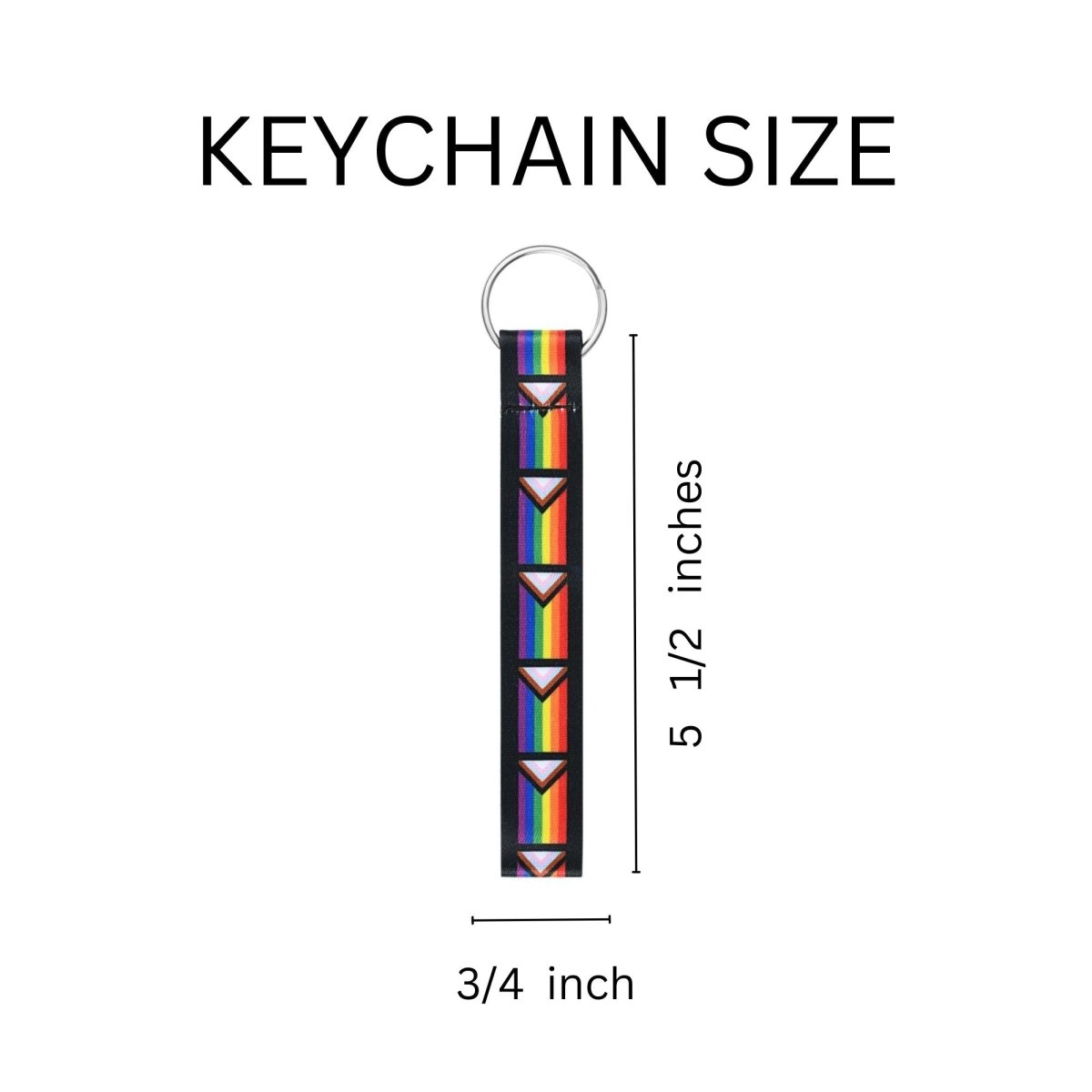 Daniel Quasar's "Progress Pride" Flag Lanyard Style Keychains - Fundraising For A Cause