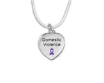 Domestic Violence Awareness Heart Necklaces - Fundraising For A Cause