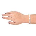 Elegant Silver Ribbon Bracelets - Fundraising For A Cause