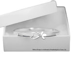 Elegant Silver Ribbon Bracelets - Fundraising For A Cause