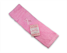Load image into Gallery viewer, Pink Ribbon Football Towels for Breast Cancer Awareness