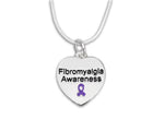 Fibromyalgia Awareness Heart Necklaces - Fundraising For A Cause