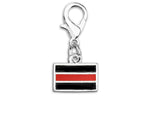 Firefighter Red Line Hanging Charms, Fireman Support Hooks - Fundraising For A Cause