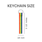 Gay Pride Lanyard Style Keychain Bundle (80 Pieces) - Fundraising For A Cause