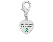 Load image into Gallery viewer, Mental Health Awareness Heart Charm - Fundraising For A Cause