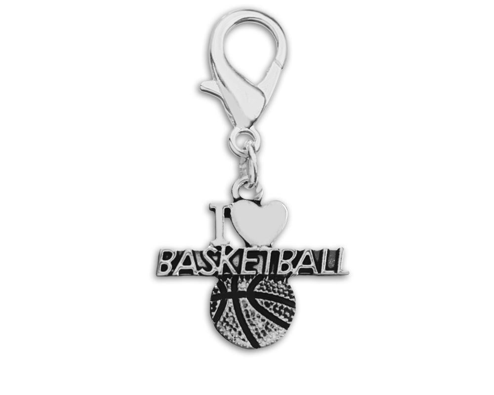 I Love Basketball Hanging Charms - Fundraising For A Cause