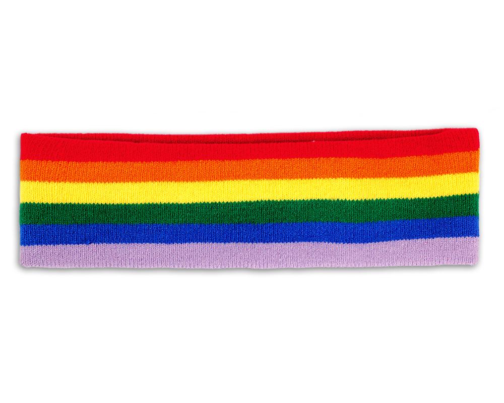 25 Rainbow Gay Pride Sport Headbands (25 Headbands) - Fundraising For A Cause