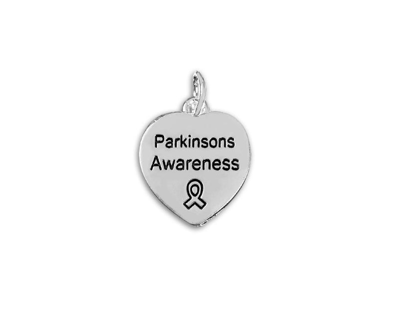 Parkinson's Disease Awareness Heart Charms - Fundraising For A Cause