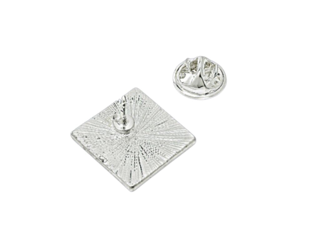 Square My Pronouns Are He Him Pins - Fundraising For A Cause