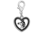 Horse Head in Heart Hanging Charms - Fundraising For A Cause