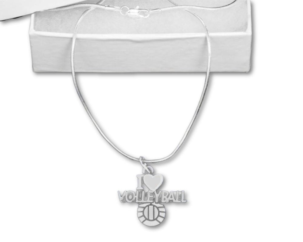 I Love Volleyball Necklaces - Fundraising For A Cause