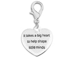 It Takes a Big Heart Hanging Charms - Fundraising For A Cause
