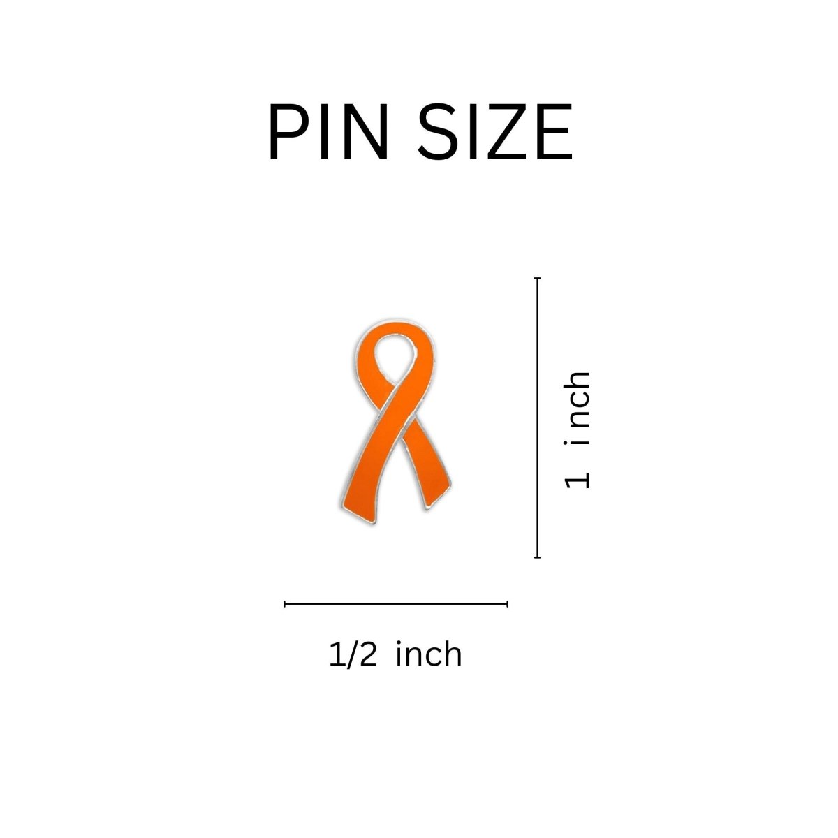 Kidney Cancer Awareness Ribbon Pins - Fundraising For A Cause